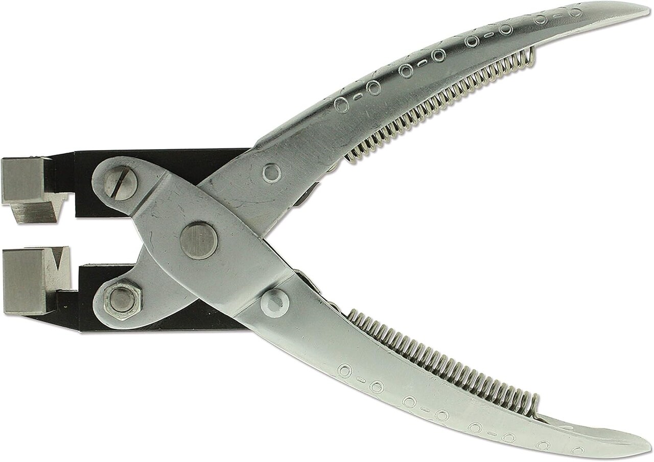 The Beadsmith Chain Nose Parallel Pliers with Spring, Flat Grip for Jewelry Making, Wirework & Repair
